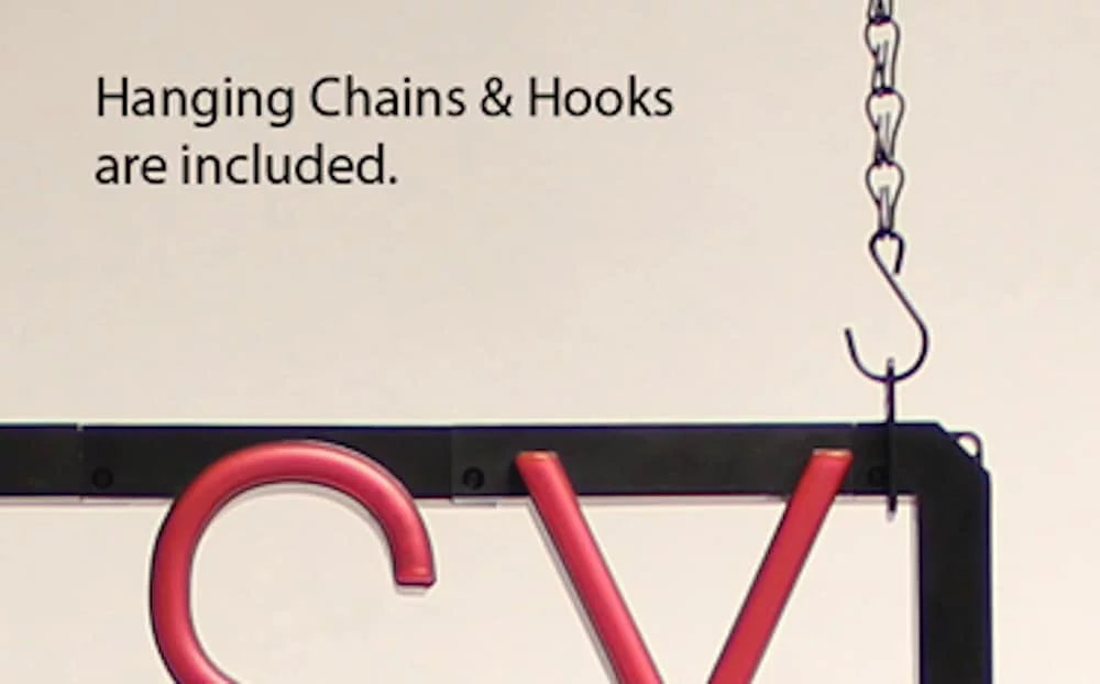 LED Sign for Business 19.2" x 23.8" Red A758233