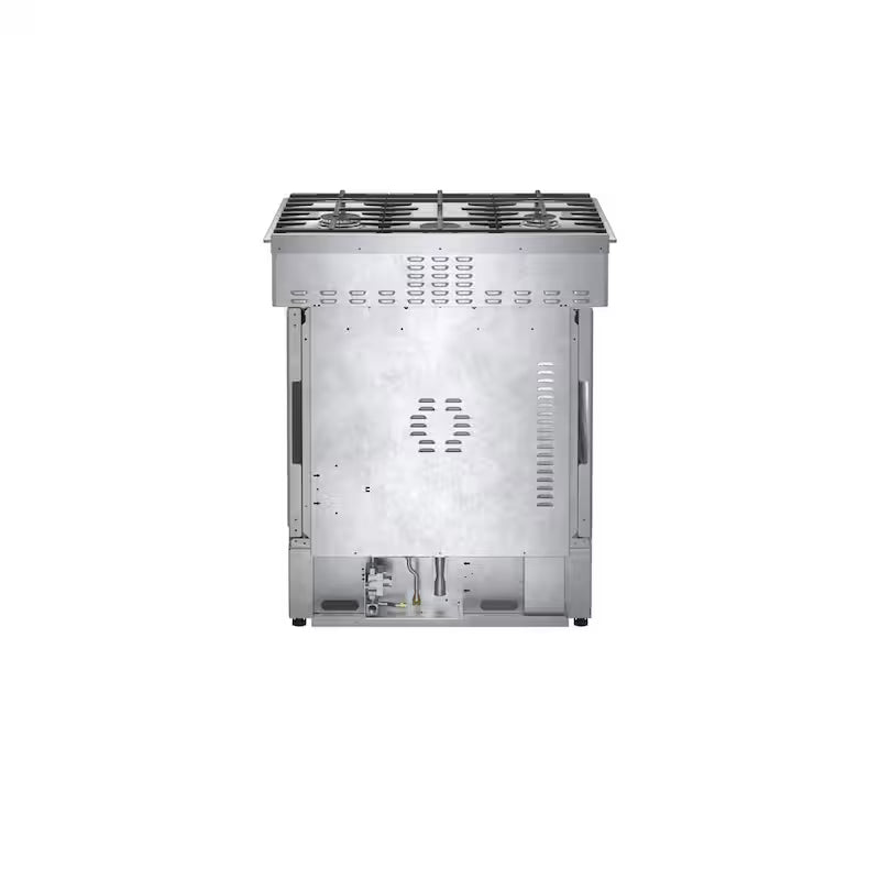 30 in. Slide-In Dual Fuel Range with Gas Stove and Electric Oven in Stainless Steel Q1299