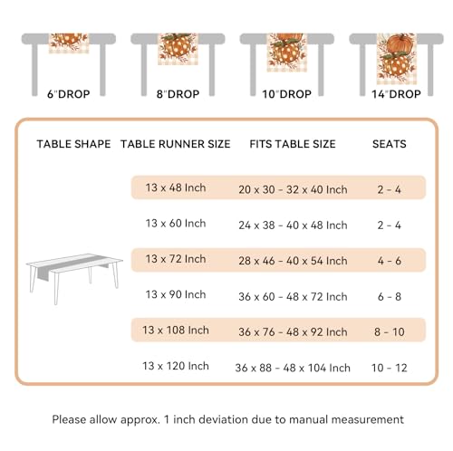 Fall Placemats Set of 4, 12 X 18 Inch Grey Blue Checkered Z152