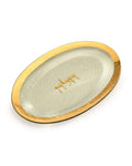 Gold Challah Platter Y308