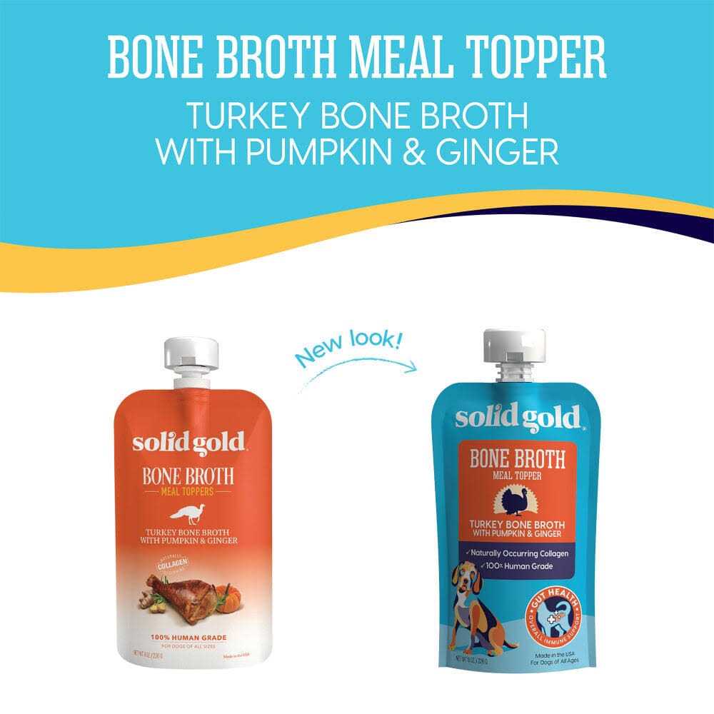 Solid Gold Turkey Bone Broth Dog Food Topper D94456