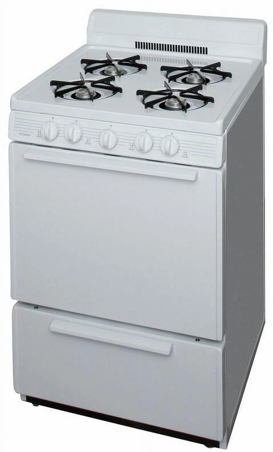 24" Free Standing Gas Range White S525