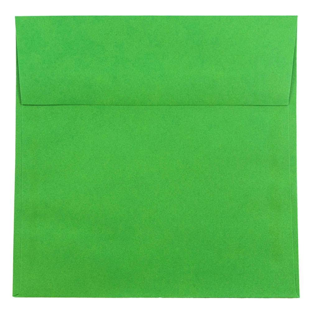 Brite Hue Christmas Green Square Invitation Envelope, 250/Pack G5612