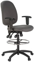 Gray Fabric Drafting Chair S56787