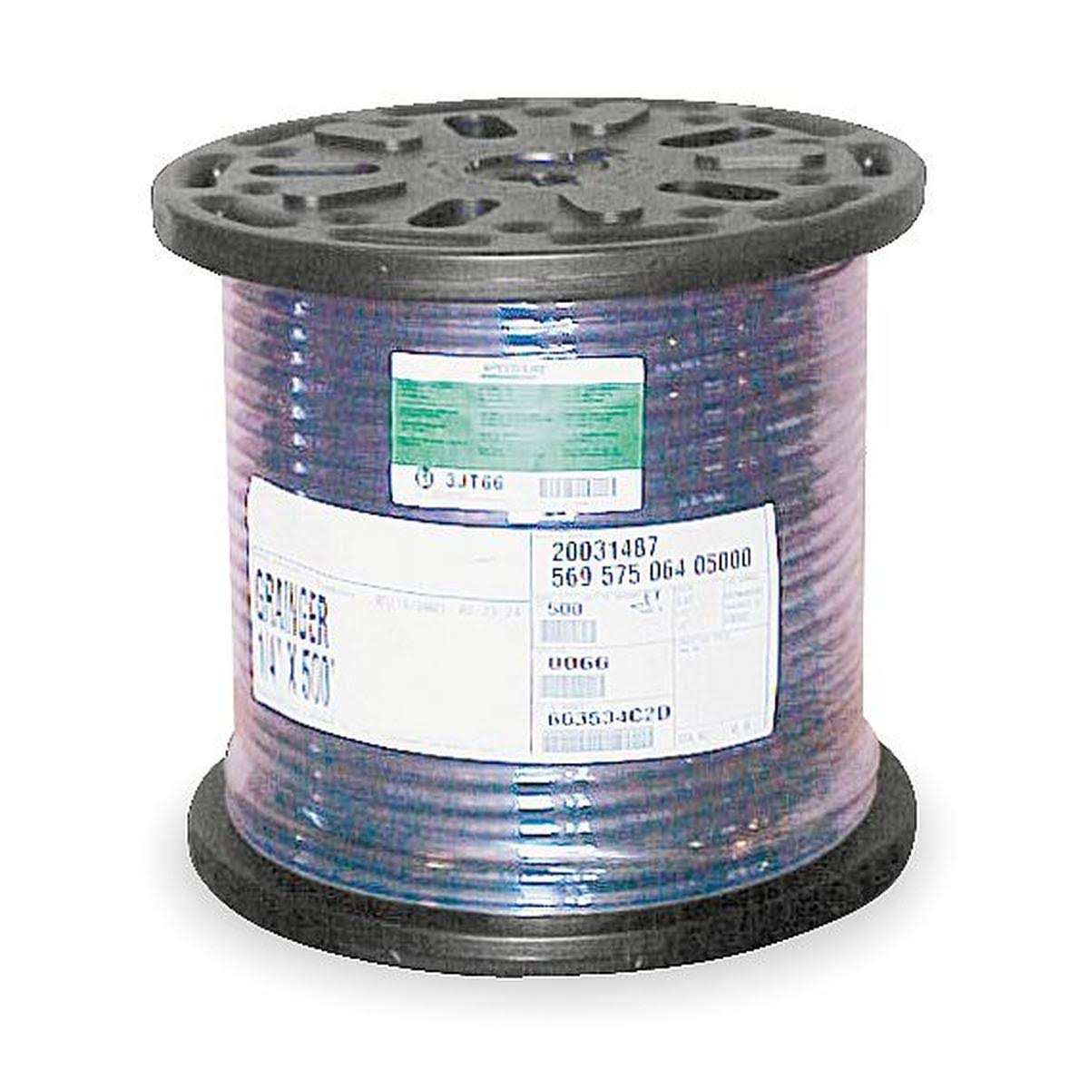 1/2 inch x 250 ft EPDM Multipurpose Air Hose, Black A864438