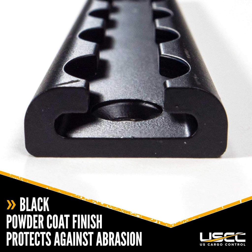 Black L Track 24 Inch 4 Pack U62099