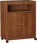 Black Oak Microwave Cart I6182
