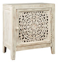 White Accent Cabinet A166040