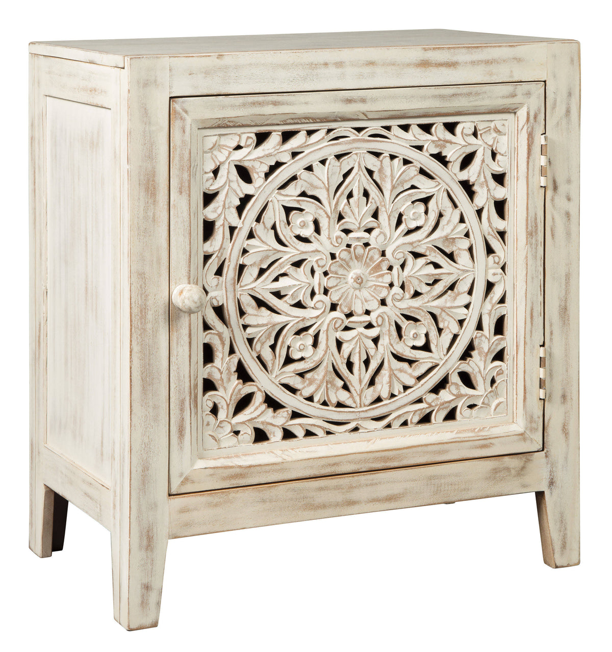 White Accent Cabinet A166040