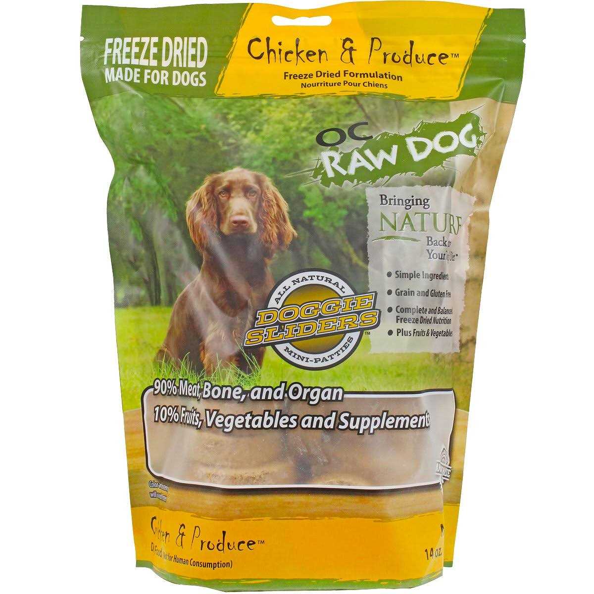 Freeze-Dried Chicken & Produce Sliders Dog Food M674044