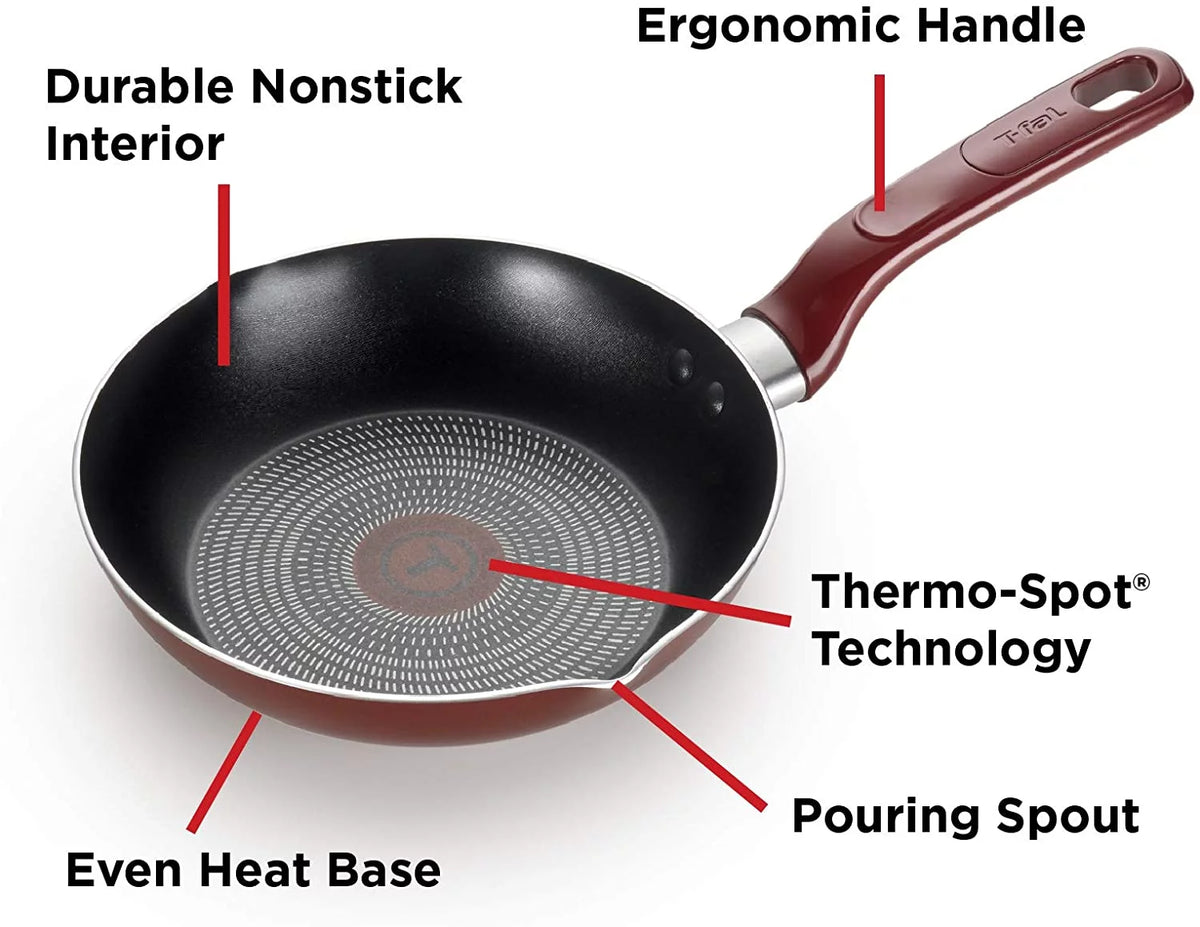 18 Piece Nonstick Dishwasher Safe Cookware Set I6617