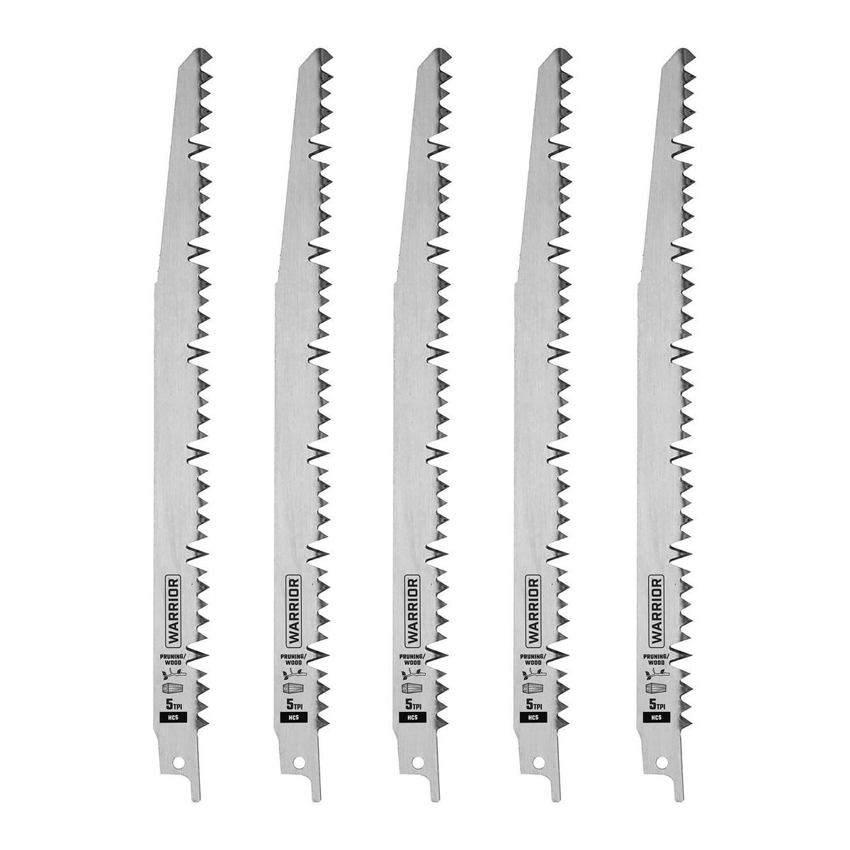 5 TPI Reciprocating Saw Pruning Blades, 5 Pack S461
