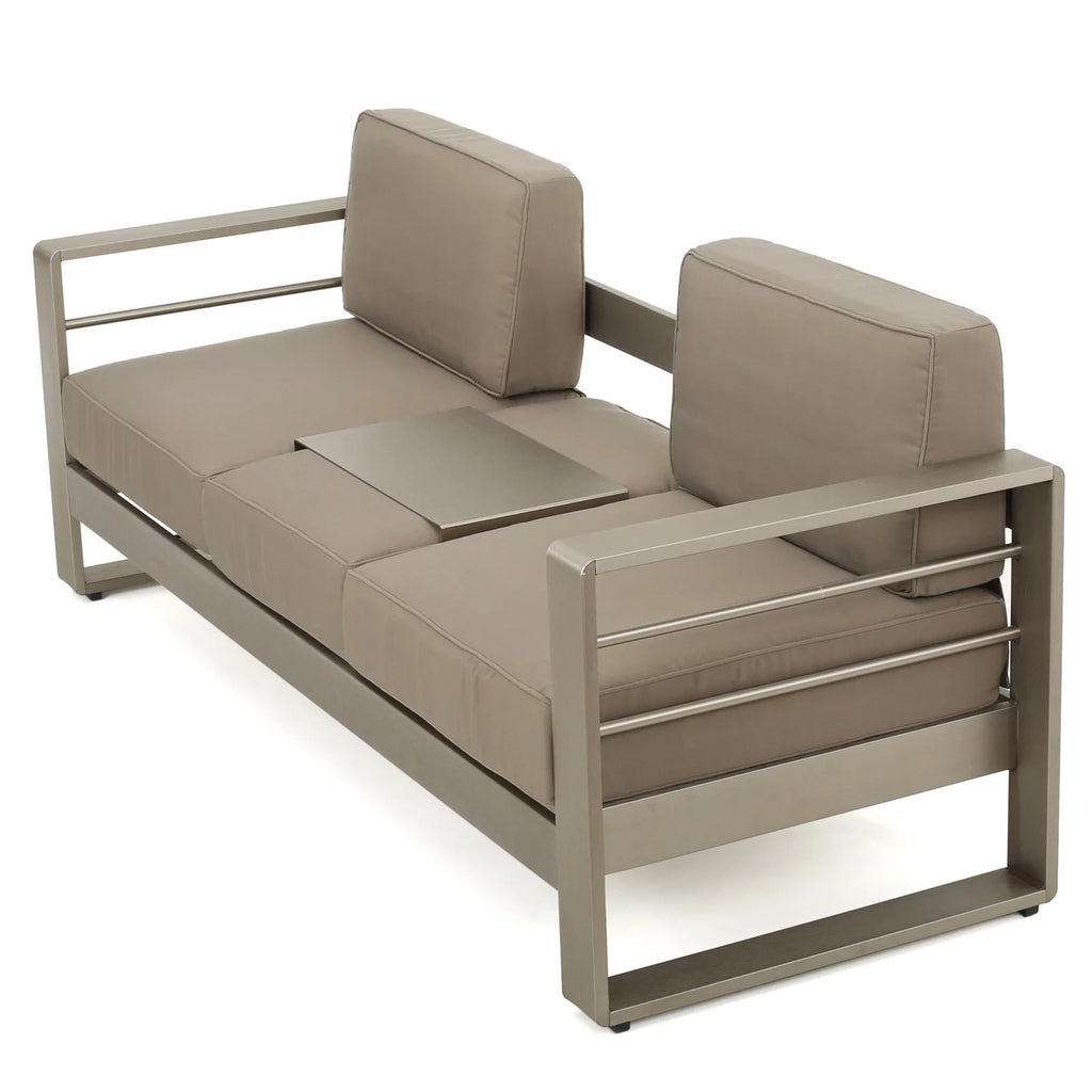 Aluminum Patio Sofa with Cushions U751