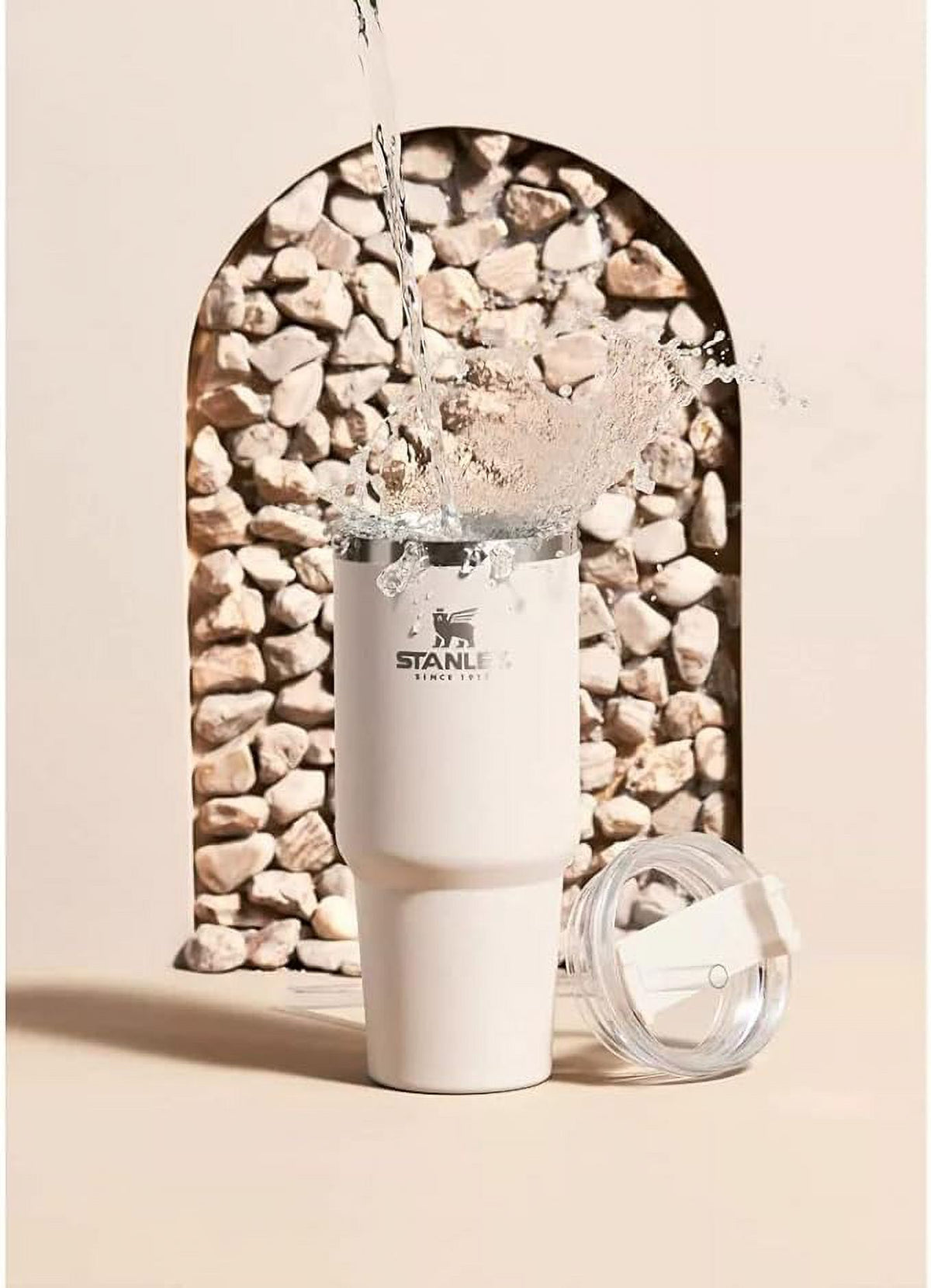 Alpine Beige 30oz Stainless Steel Travel Tumbler H4668