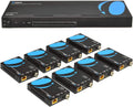 1x8 HDMI Extender Splitter 4K@60Hz with IR Remote U81937