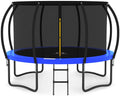8FT 10FT 12FT 14FT Trampoline with Enclosure and Ladder M2276