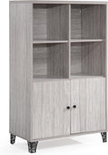 Black / Grey Oak Fiberboard Cabinet M7665