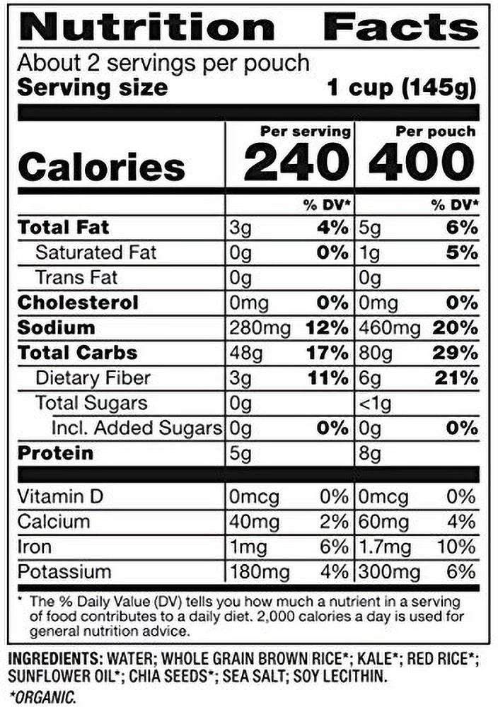 Organic Quinoa, Brown & Red Rice with Flaxseed, 8.5 Ounce Pouches (Pack of 6) Z5038