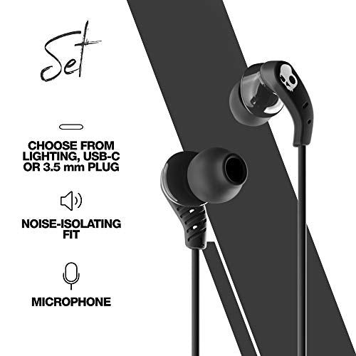 True Black In-Ear Wired Earbuds with Microphone X906740