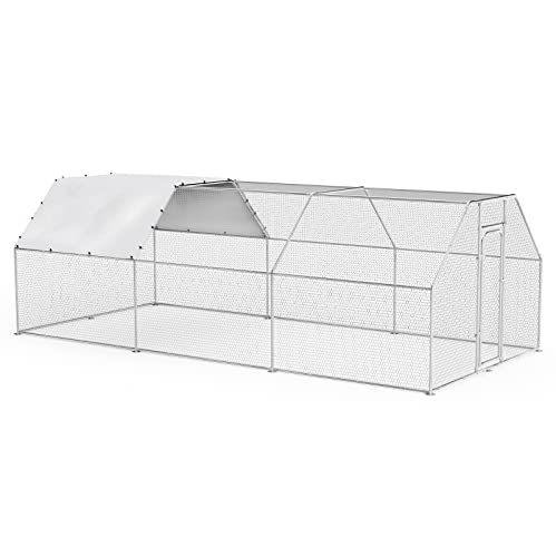 Metal Chicken Coop with Waterproof Cover O865