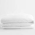 Organic White Cotton Percale Full Duvet Cover E320