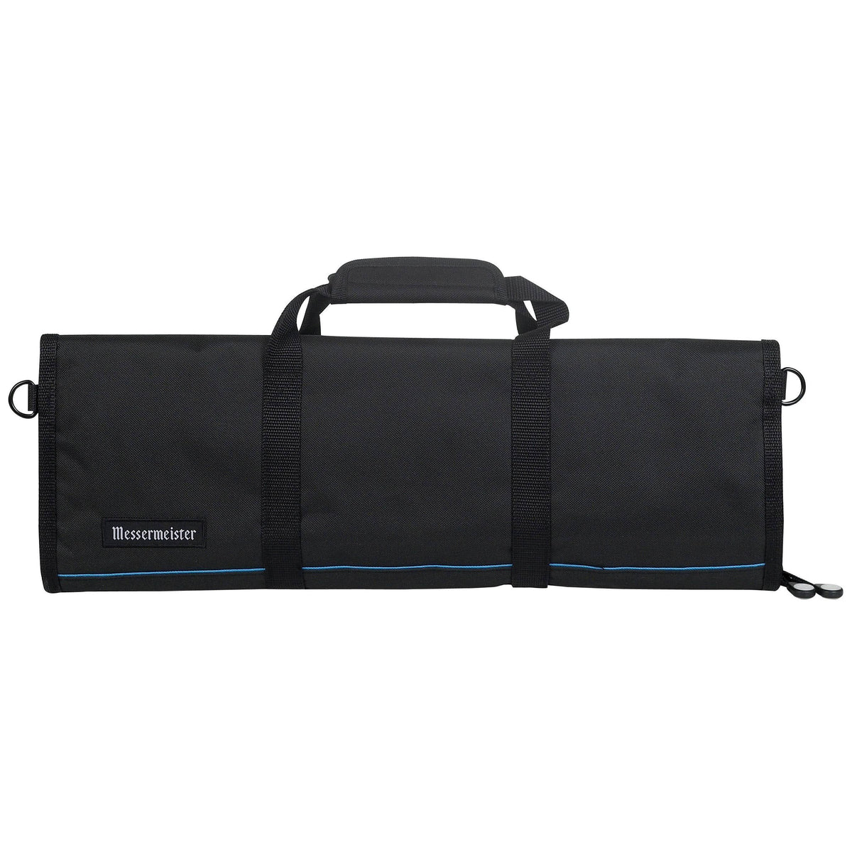 12 Pocket Padded Knife Roll Black Z849399