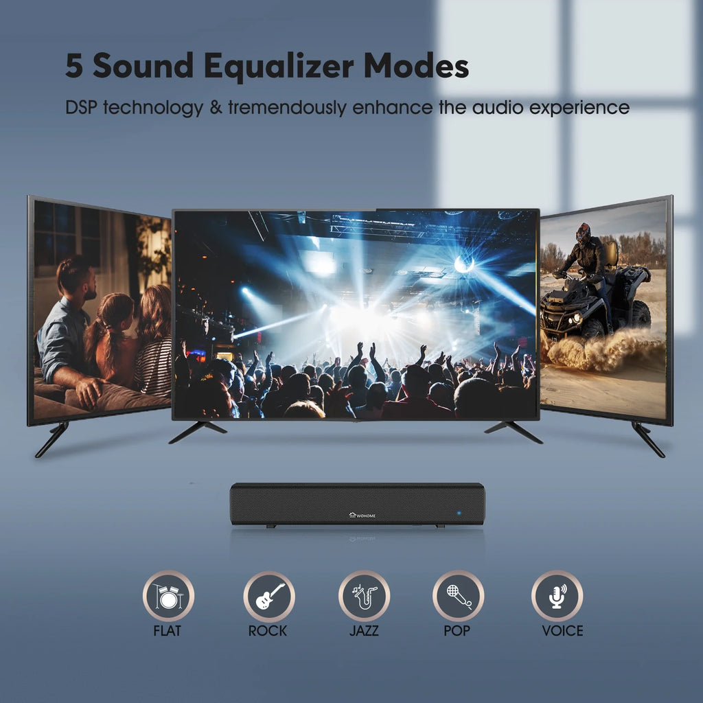 16-Inch 50W Soundbar with Bluetooth 5.0 and Subwoofer T236592