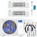 21,000 BTU 2 Zone Ceiling Cassette Ductless Air Conditioner and Heat Pump M99149