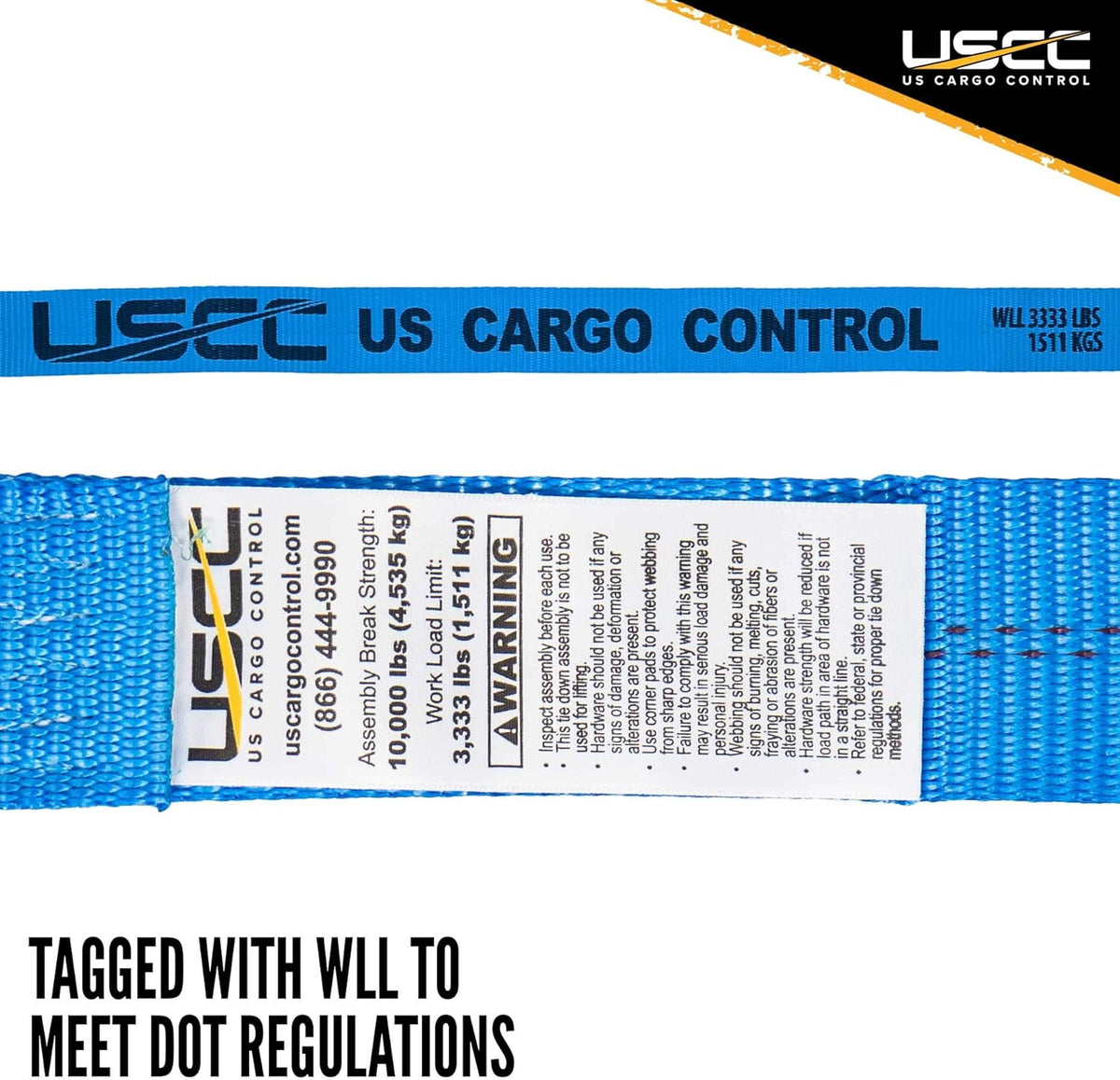 4 Pack Blue 2 Inch x 18 Foot Ratchet Straps with Double J Hooks H354362