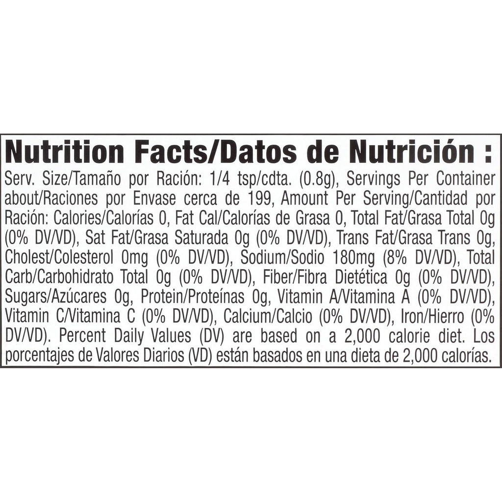 25% Less Sodium Garlic Salt With Parsley, 5.62 oz N3110