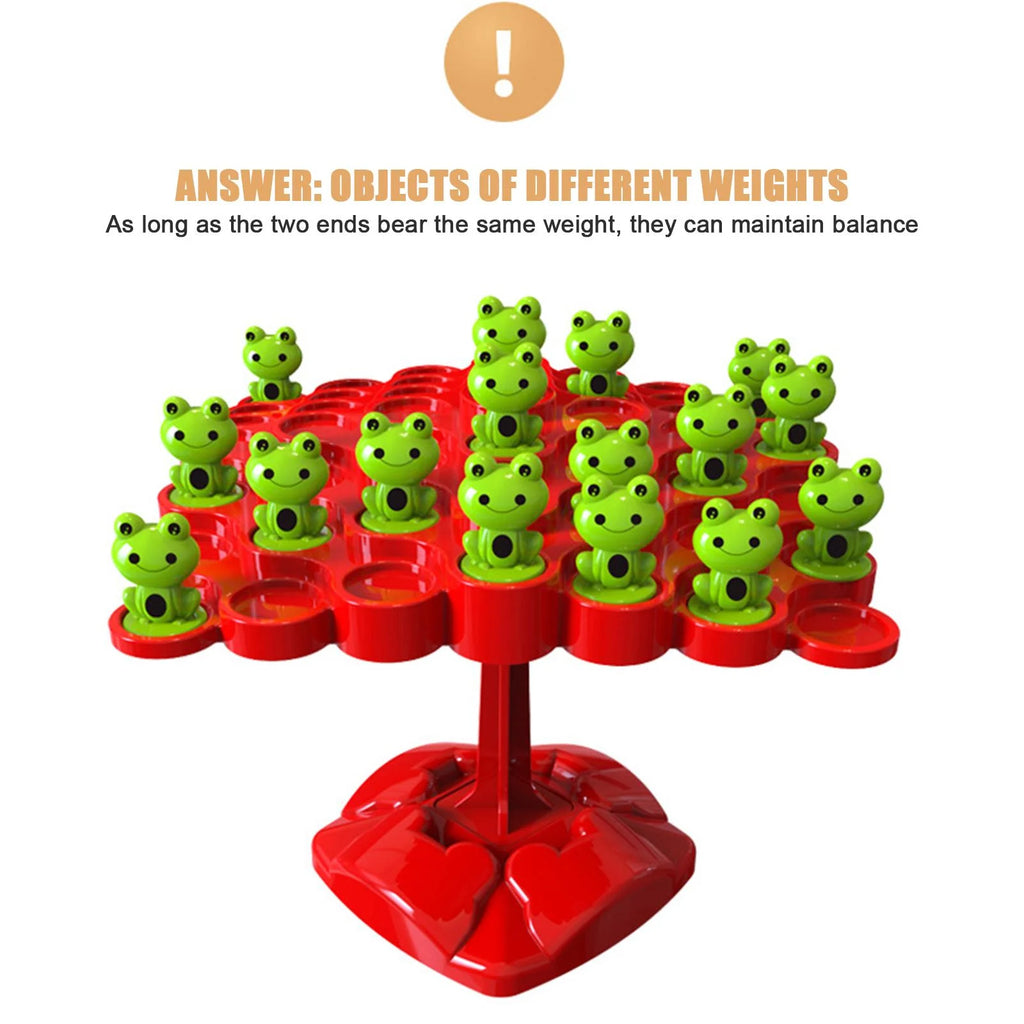 Frog Balance Counting Toys Board Game W82318
