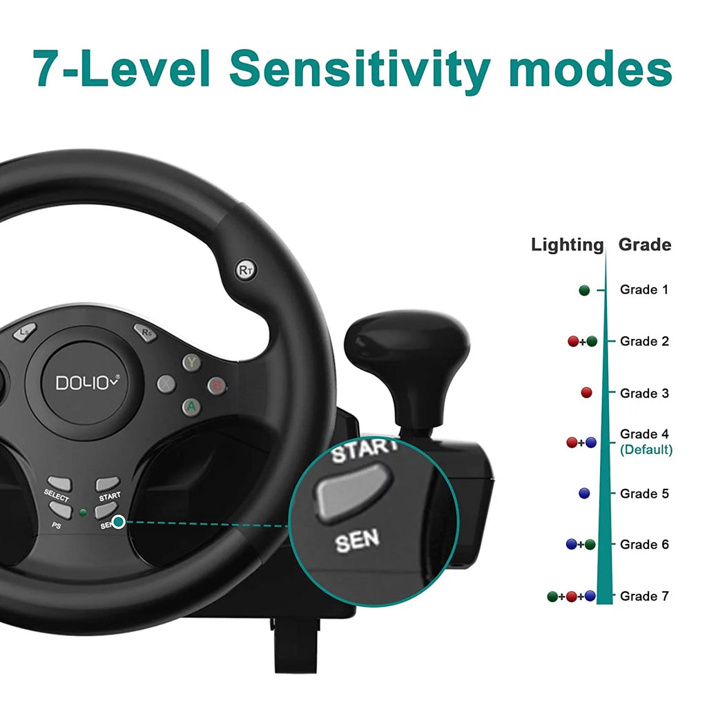270 ° PC Racing Steering Wheel W43394