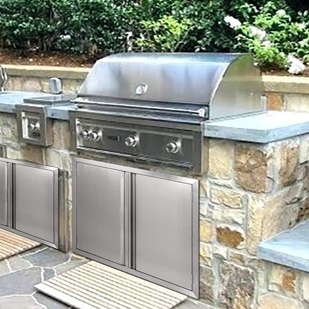304 Brushed Stainless Steel BBQ Access Doors M65983
