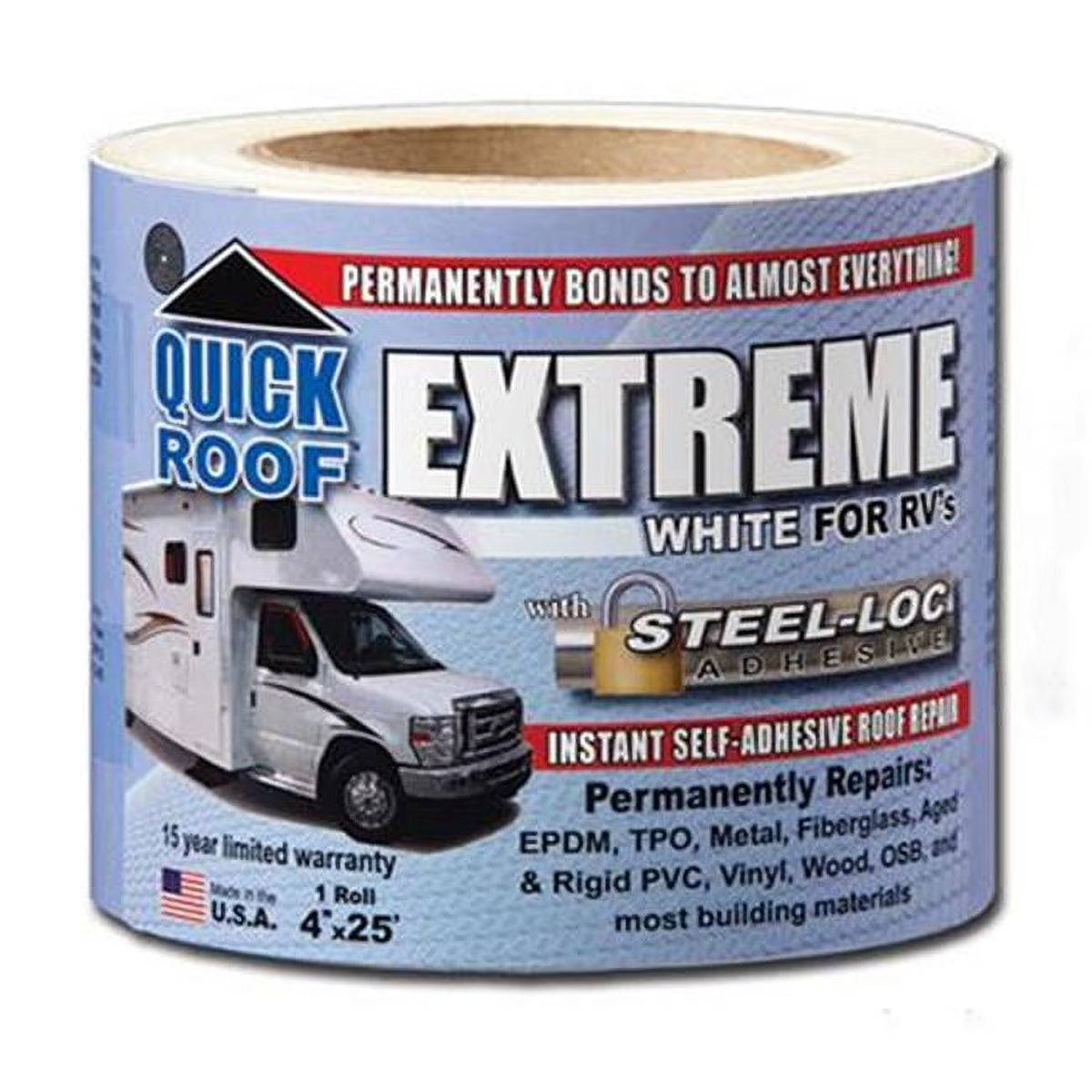 Tan Steel RV Roof Repair Tape 4 x 25 in. L3013