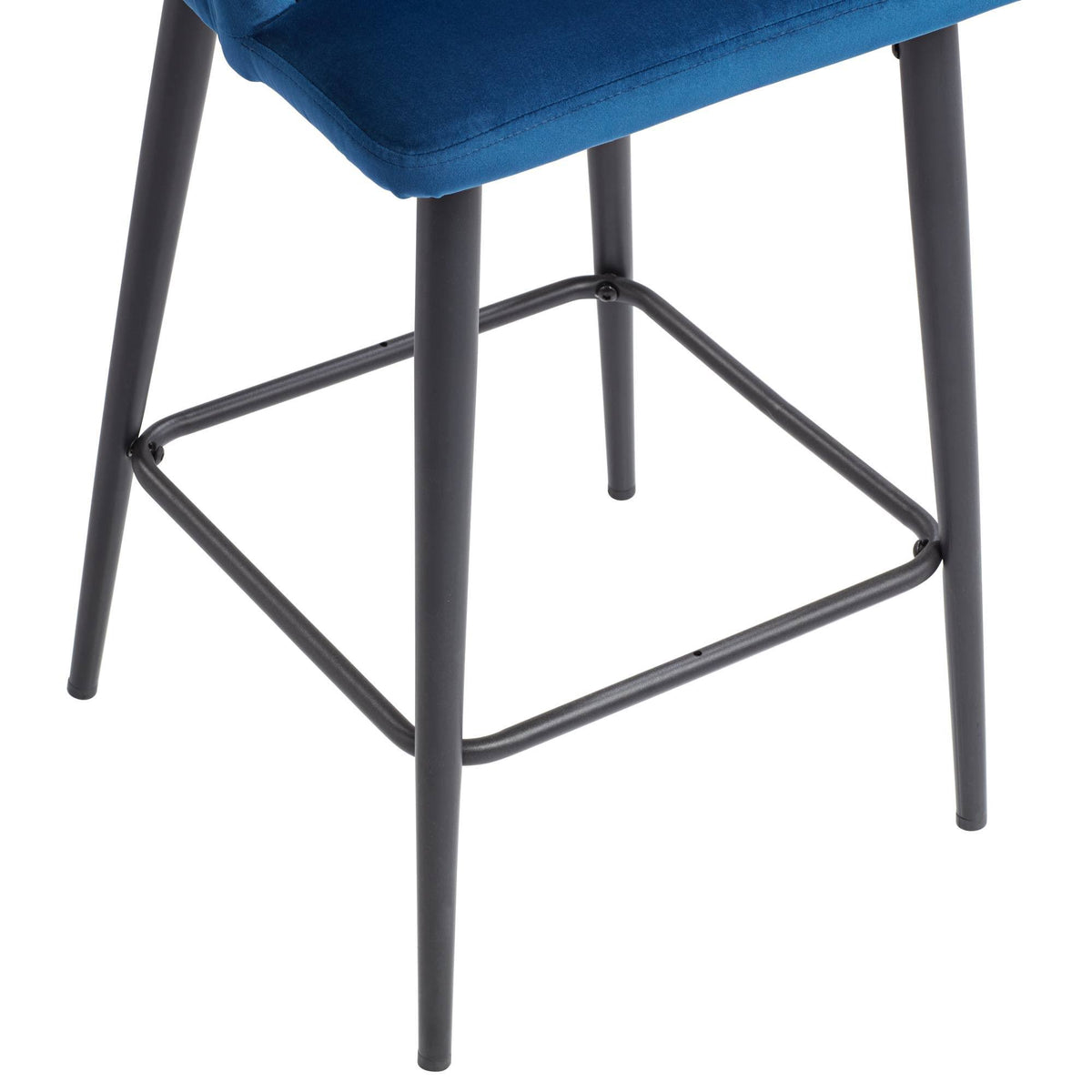 Blue Velvet Barstool D9524