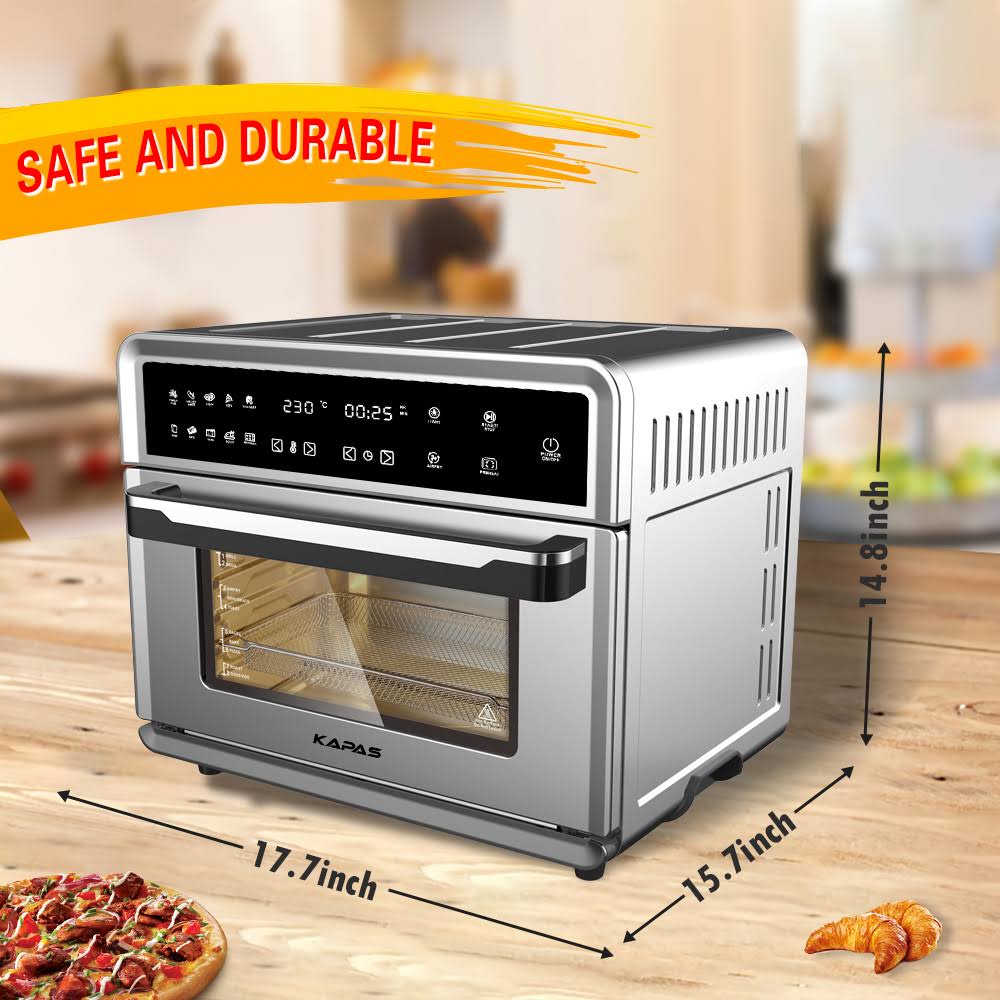 1800 W Stainless Steel 26.4 qt Electric Air Fryer Oven W142