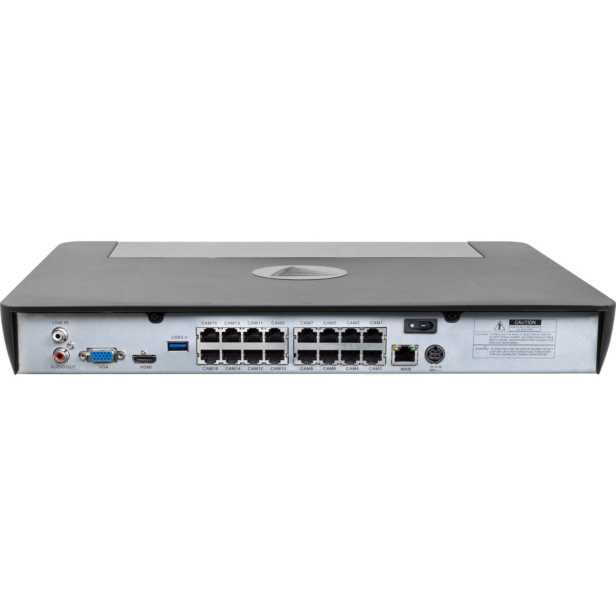 16-Channel NVR with 8 Wired Outdoor Cameras Night Vision 2 TB S189