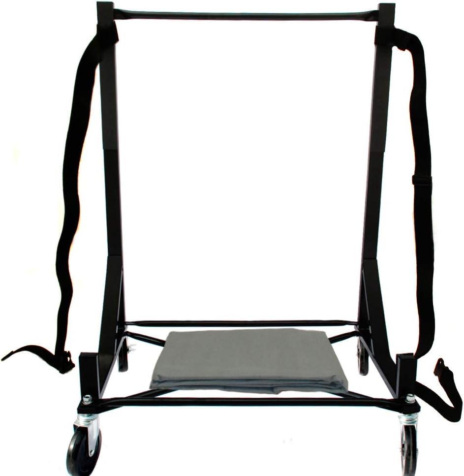 Heavy-duty Hardtop Stand Storage Cart with Castors and Strap M96967