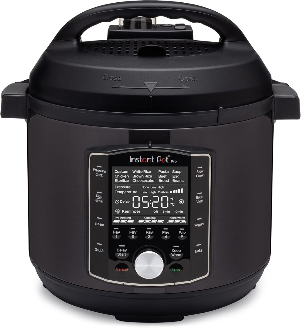 10-in-1 Pressure Cooker, 6 Quart, Stainless Steel Rim K303646
