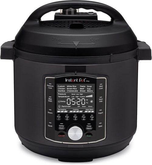 10-in-1 Pressure Cooker, 6 Quart, Stainless Steel Rim K303646