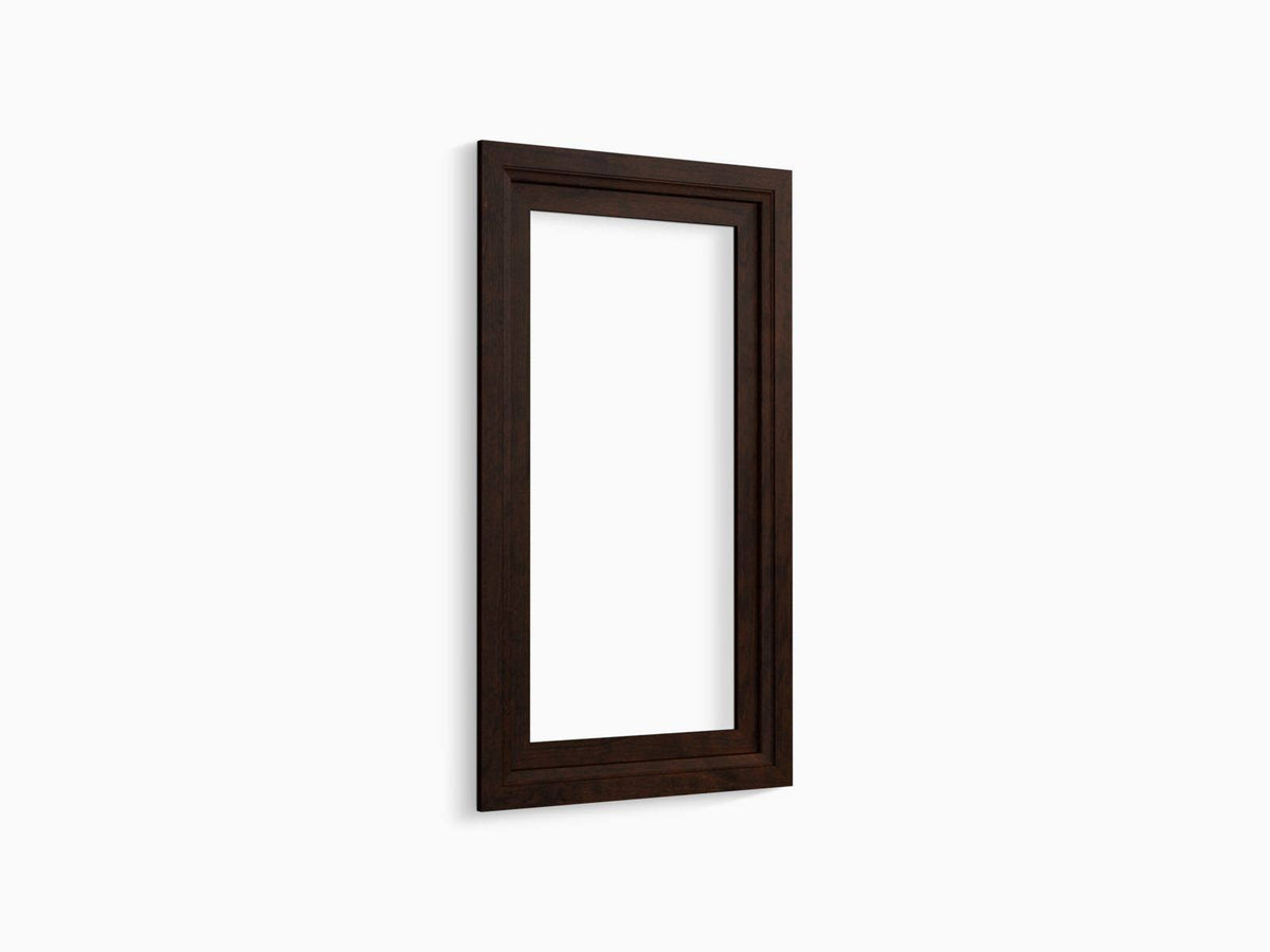 Claret Suede Damask Medicine Cabinet Surround, 15x22 Wide T9277