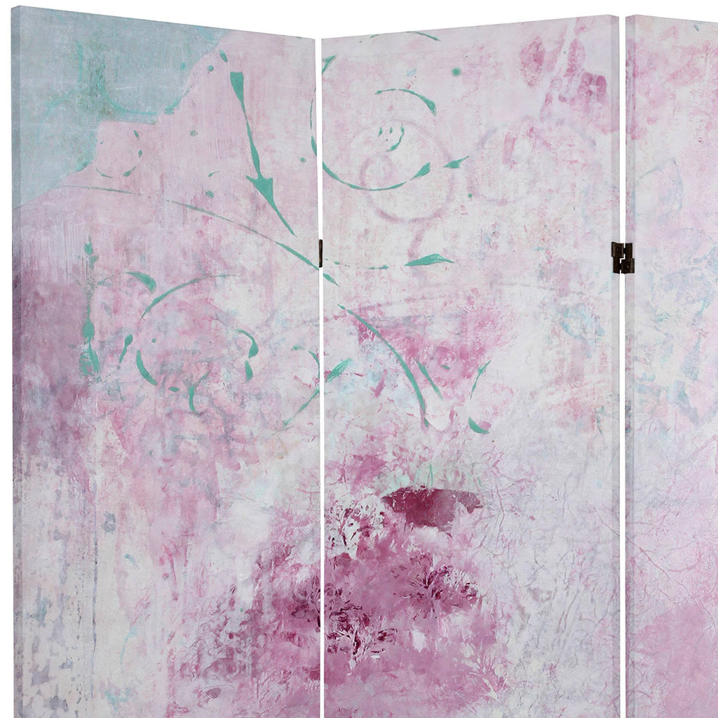 Pink Canvas Room Divider H71655