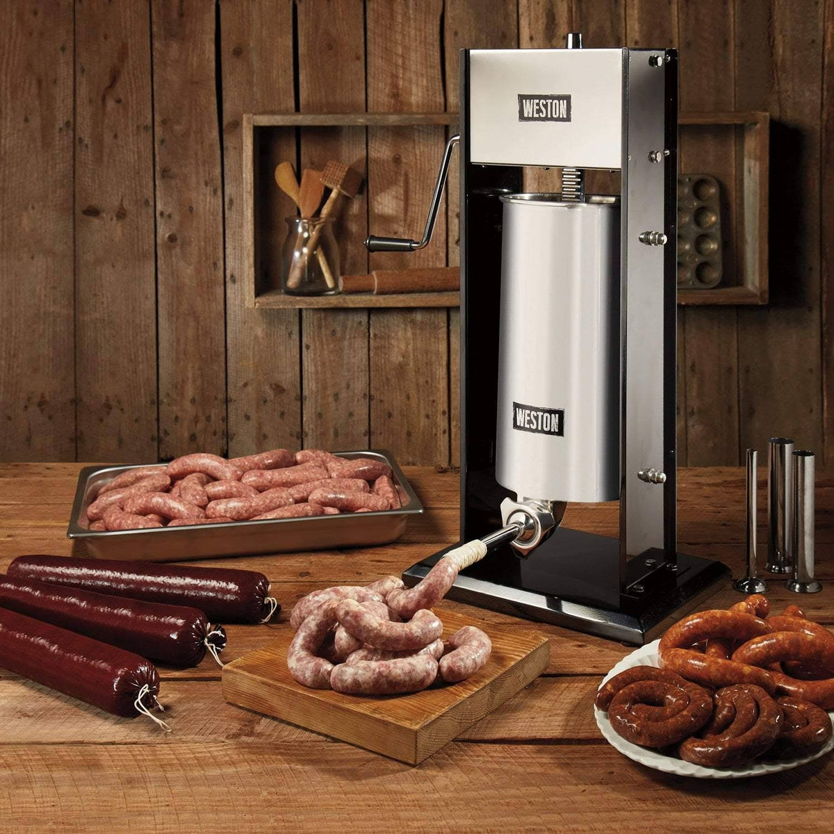 30 lb. Two-Speed Vertical Sausage Stuffer A3299