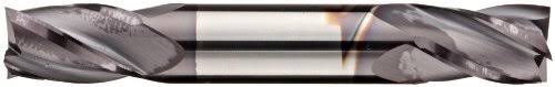 Carbide Square Nose End Mill, Double End, TiAlN Finish, 4 Flute Y254