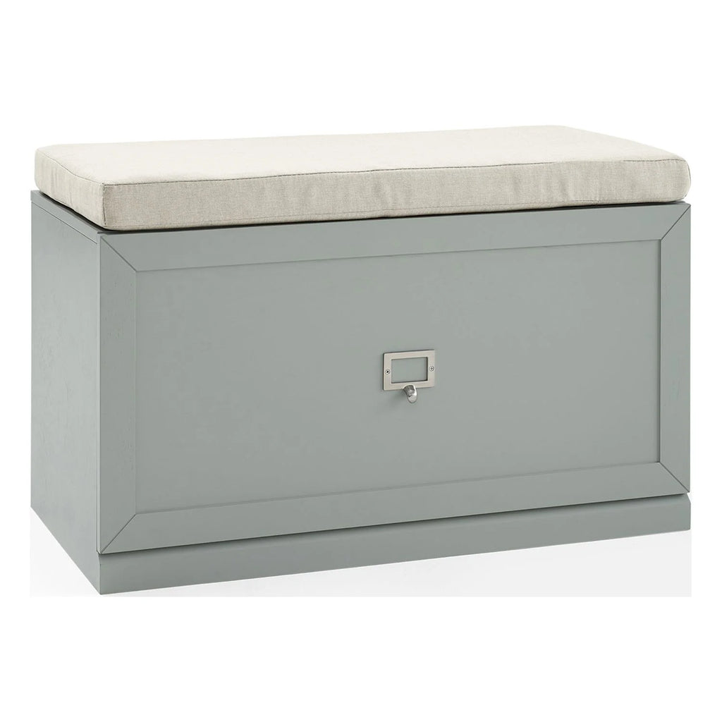 Gray and Cream Wooden Entryway Bench G49118