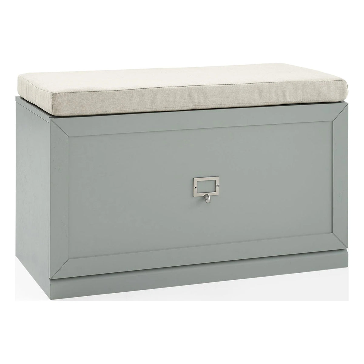 Gray and Cream Wooden Entryway Bench G49118