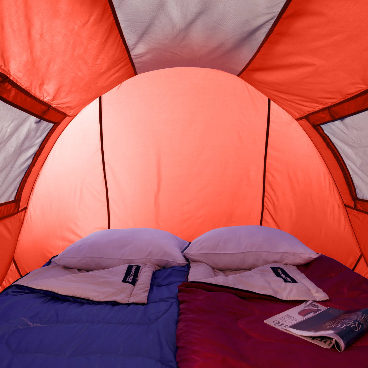 Water-Resistant 2-Person Pop-up Tent (Blue) B159