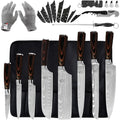 14 Pc German Stainless Steel Kitchen Knife Set S993042