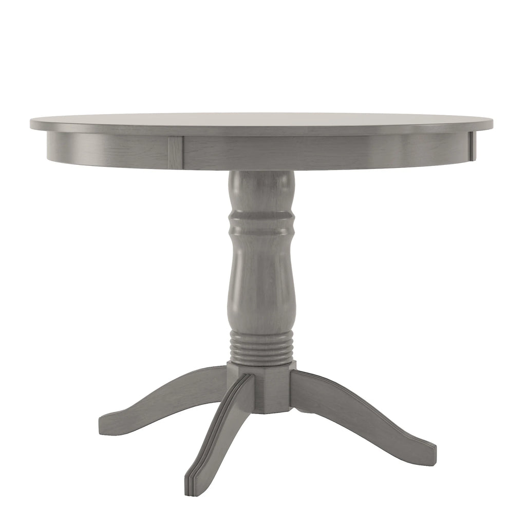 5-Piece Wood Dining Set Antique Gray S57278