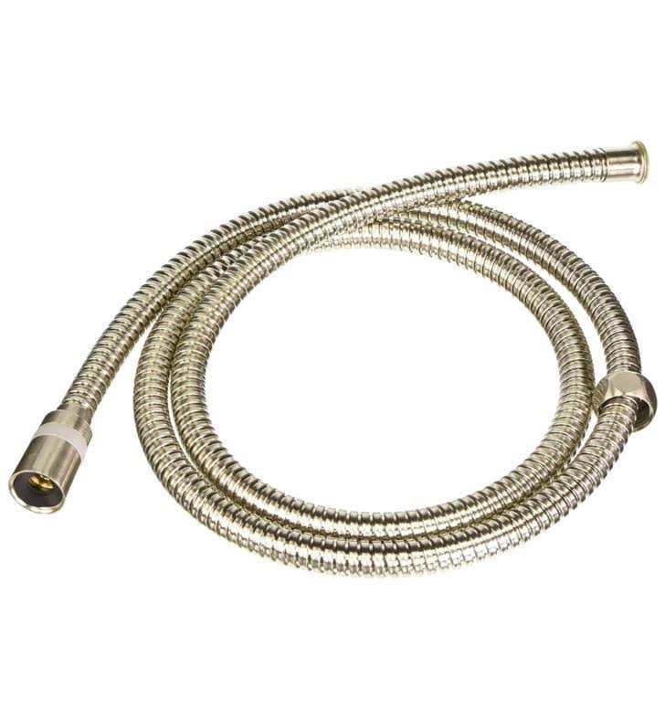 60x22 Swivel Double Spiral Brass Hose Satin Nickel H494